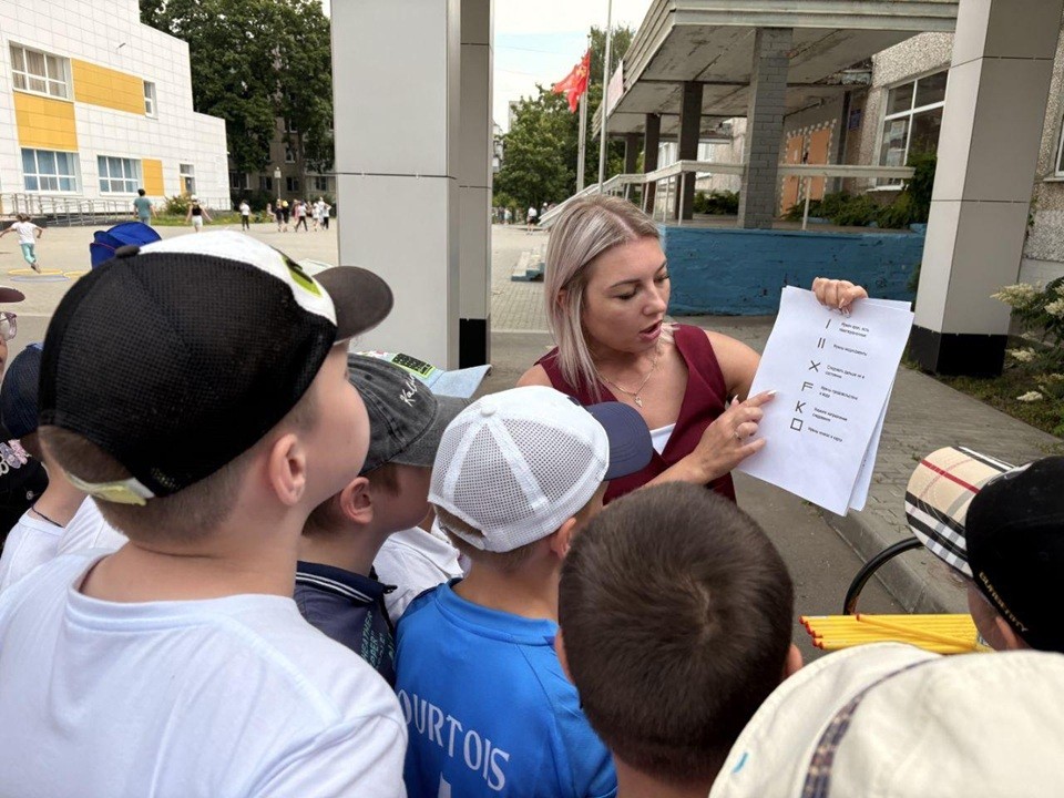 В Электростали сотрудники МЧС провели занятие по пожарной безопасности для детей