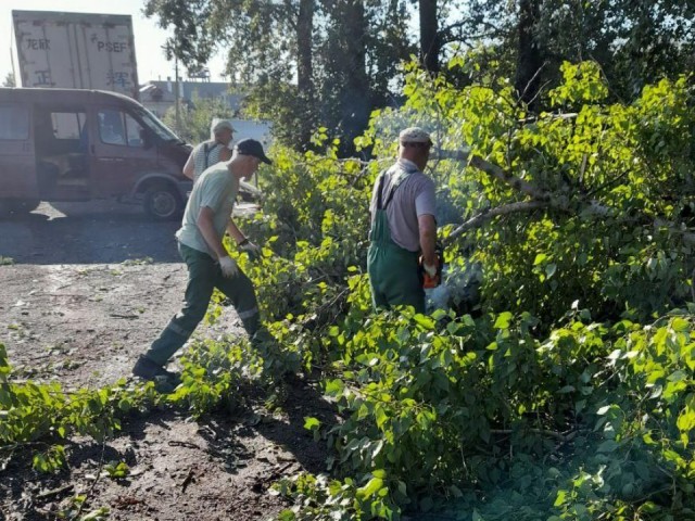 В Богородском округе устранили последствия разгулявшейся стихии