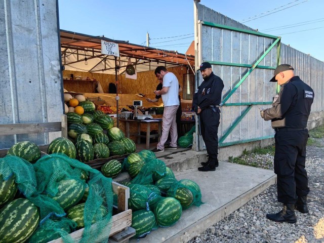 Незаконные точки по продаже арбузов закрыли в Красногорске
