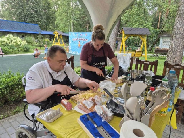 Конкурс «Папа может!» прошел в Пушкино для семей участников СВО и инвалидов-колясочников