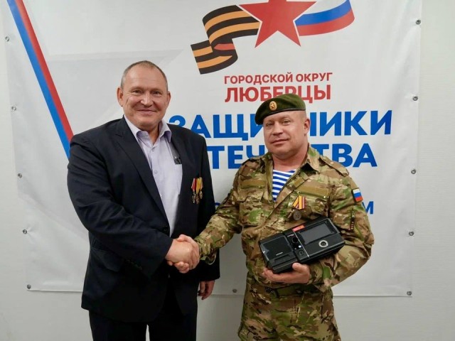 Бойцу СВО из Люберец передали современный респираторный аппарат
