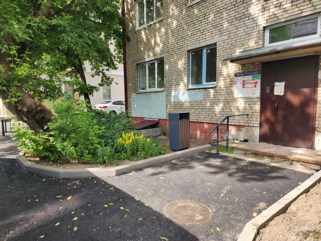В Москворецком микрорайоне приведут в порядок двор на улице Спартака