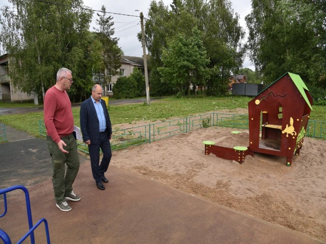 На детской площадке в Кульпине обновят песок