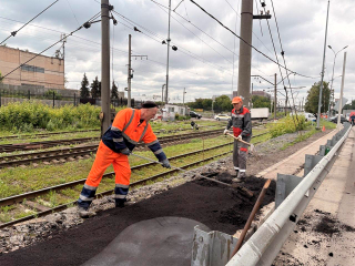 В Люберцах завершили укладку пешеходной зоны на Смирновской улице