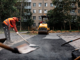 Новый асфальт, освещение и футбольное поле: как меняется стадион гимназии №3 в Дубне