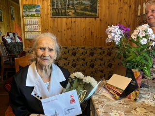 Жительница Орехово-Зуева Мария Митина отмечает 100-летний юбилей