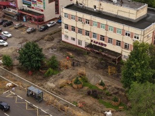 Пешеходная зона на проспекте Ленина получит новое покрытие