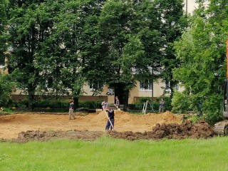 В ЗАТО Восход приступили к строительству детской площадки