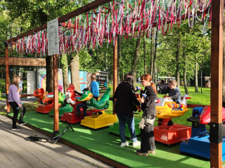 Парк имени Олега Степанова порадует детей необычными аттракционами