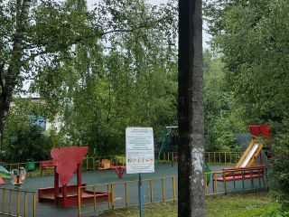 На детской площадке в Апрелевке установили новую камеру видеонаблюдения