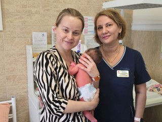 Юбилейный малыш: в Видновском перинатальном центре родился 135-тысячный ребенок