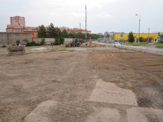 В городе развернули площадку для строительства подъезда к новому образовательному комплексу