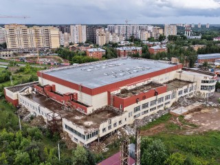 В Академии дзюдо идет демонтаж аварийных конструкций