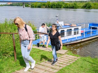 По Москве-реке из Лыткарина в Андреевское можно добраться за 10 минут