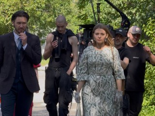 В деревне Русавкино-Романово снимают сериал с Евдокией Лаврухиной