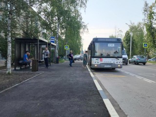 В Луховицах заработал новый остановочный пункт