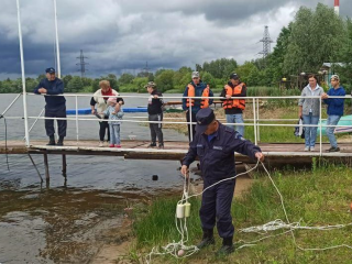 Спасатели Шатуры провели урок безопасности для детей