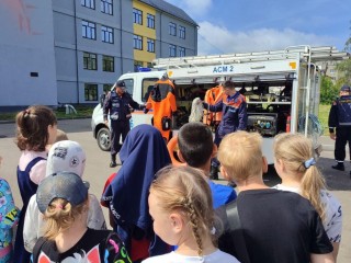 Детей в пришкольном лагере в Шатуре научили пользоваться спасательными средствами