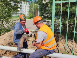 В Сычеве меняют коммуникации