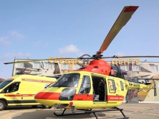 Долгопрудненцам объяснили, зачем вертолет санавиации садился на площадке школы №6