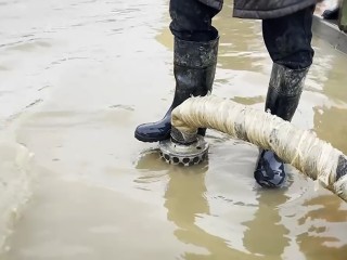 В Королеве ликвидировали последствия подтопления в ЖК «Ривер Парк»