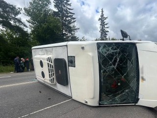В результате ДТП с автобусом в Волоколамске пострадавших нет