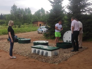 Сточные воды в деревне под Рузой очистят с помощью современного оборудования