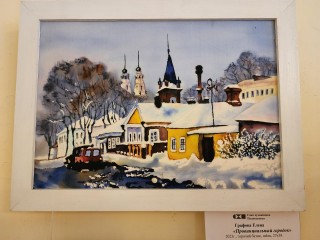 Картины на шелке можно увидеть в культурном центре Фрязина до 22 августа