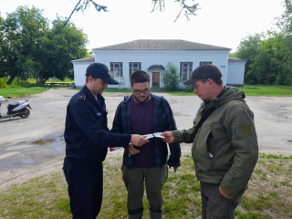 Жителям поселка Радовицкий напомнили о правилах пожарной безопасности