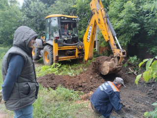 За сутки Истринский водоканал провел ремонт и обслуживание систем водоснабжения