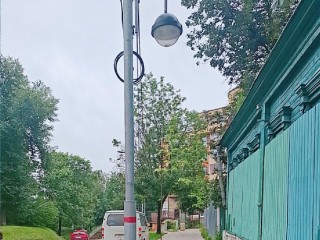 В центре Звенигорода столбы освободили от рекламы