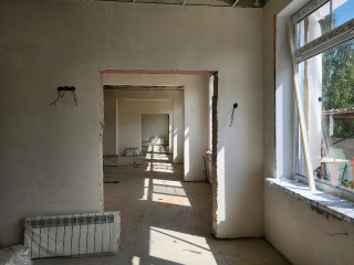 В детском саду на Красногвардейском бульваре началась чистовая отделка помещений