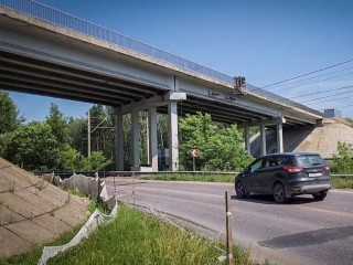 Возле Чемодурова отремонтировали левую сторону путепровода на трассе А-108