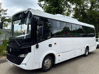 Мострансавто тестирует автобус КАМАЗ-4280 на маршруте в Пушкино