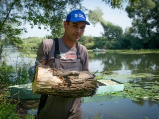 Берега двух водоемов расчистили в Коломне