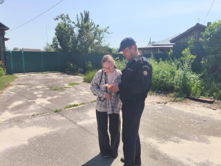 В Дединове провели инструктаж по пожарной безопасности в домах