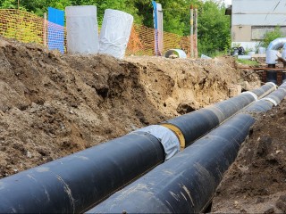 В Лосино-Петровском уложили около 500 метров новой теплотрассы