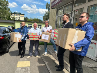 Медицинские препараты передали из Наро-Фоминска в зону СВО
