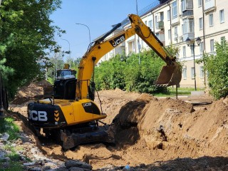 В Лосино-Петровском завершают капремонт коллектора на Октябрьской улице
