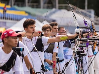 Две золотых и две серебряных медели завоевали бронницкие лучники на первенстве России