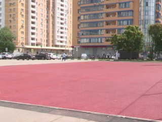 На стадионе «СТАРТ» почти готова к открытию новая универсальная спортивная площадка