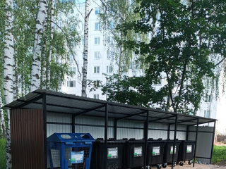 В Балашихе обновили три контейнерные площадки для раздельного сбора мусора