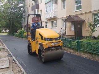В Восходе полностью обновили двор дома №1