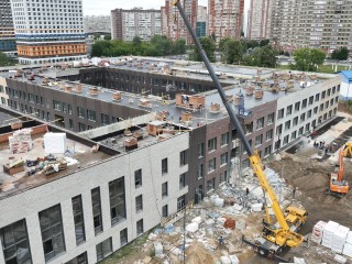 В Люберцах завершают строительство крупной школы на 1,5 тыс. мест
