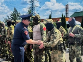 Бойцы Росгвардии Подмосковья вернулись из зоны СВО