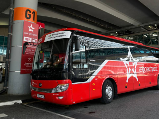 В аэропорту Домодедово сделали новую остановку автобуса «Аэроэкспресс»