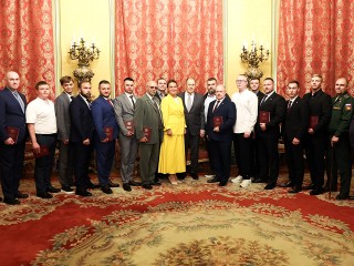 Цивилева поздравила ветеранов СВО, прошедших обучение в МГИМО Подмосковья