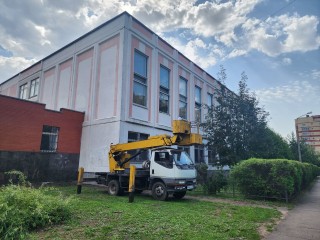 Здание школы № 10 имени А. К. Астрахова капитально обновляют в Мытищах