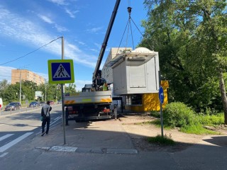В Сергиево-Посадском округе демонтировали три торговых павильона