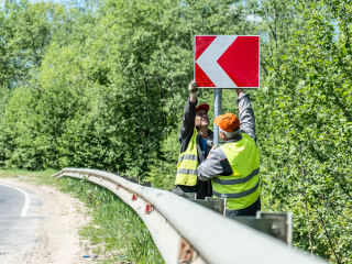 Мосавтодор отремонтировал знаки в 12 округах Подмосковья